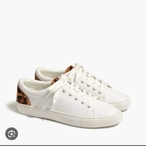 J crew Roadtrip sneakers Cheetah Calf Hair 8